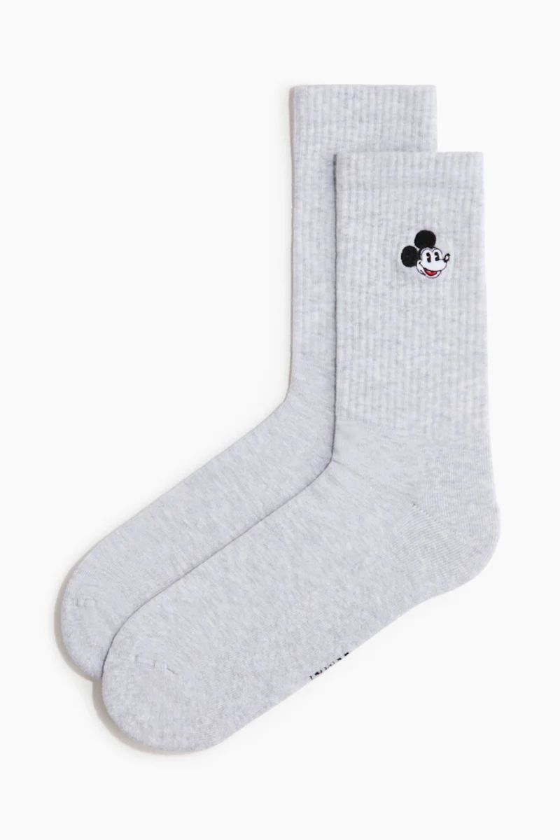 H&m Motif-detail socks