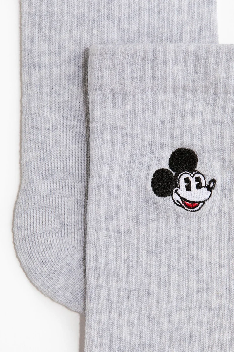 H&m Motif-detail socks
