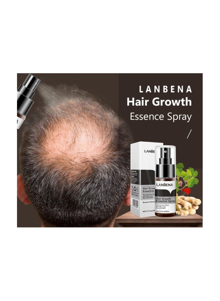 LANBENA Hair Growth Essential Spray 20ML 2 Pack - Image 2