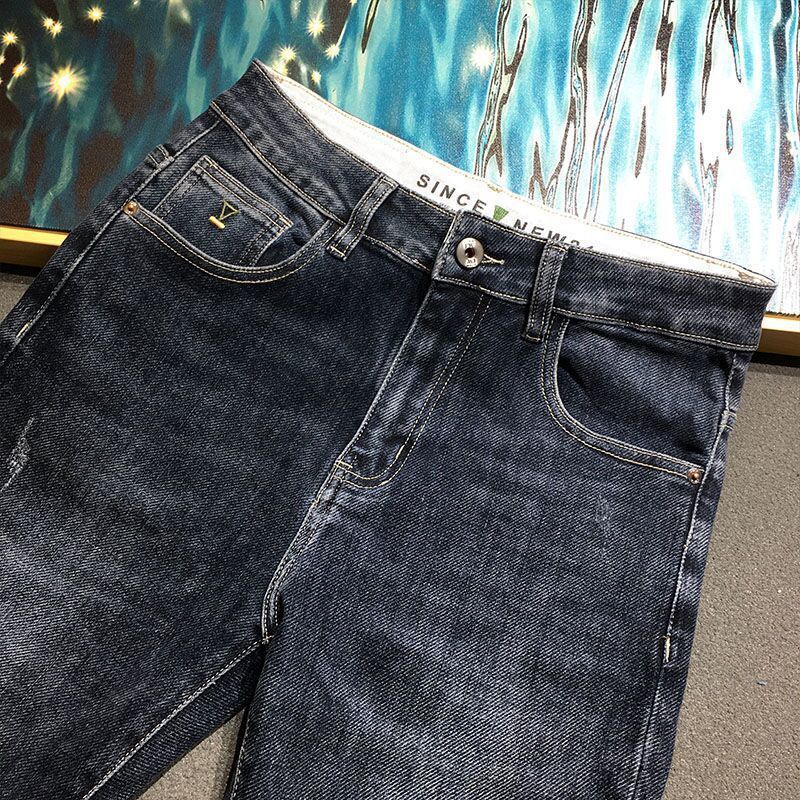 Unisex Casual Daily Denim Jeans - Image 5