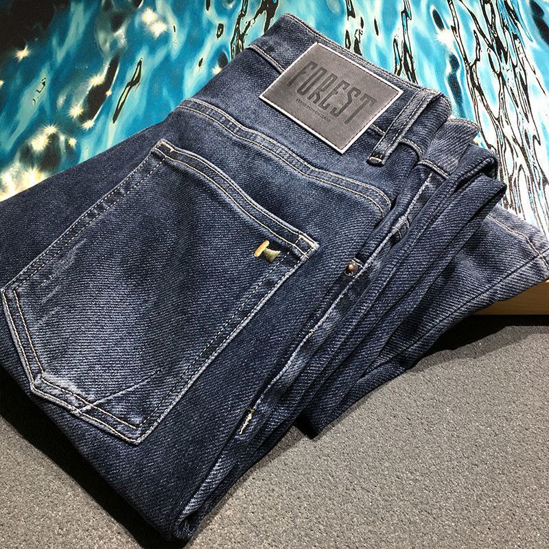 Unisex Casual Daily Denim Jeans - Image 2