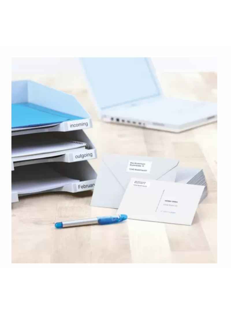 هيرما ملصقات متعددة الأغراض، 20 × 50 مم، بيضاء، التصاق دائم، للكتابة اليدوية - Image 5