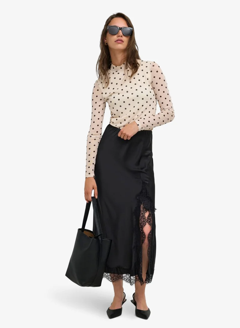 Only  Onlmenus  Lace Detailed Maxi Skirt for Women | Best Price UAE