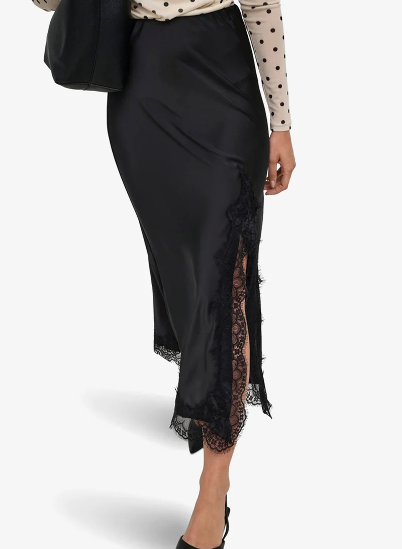 Only  Onlmenus  Lace Detailed Maxi Skirt for Women | Best Price UAE