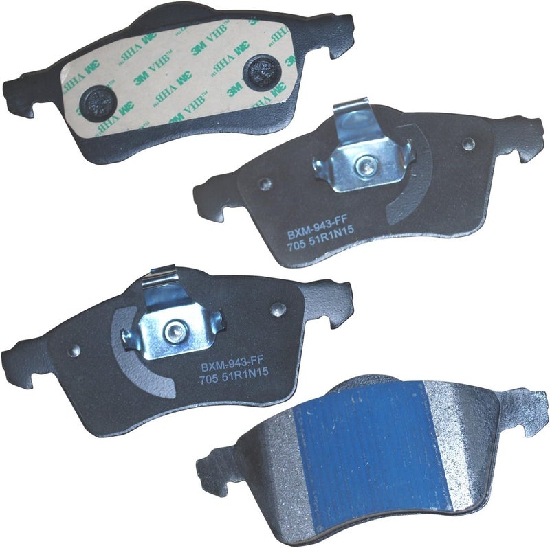 Bendix Premium SBM705 Semi-Metallic Front Brake Pads for Volkswagen EuroVan 1997, EuroVan 1999, Transporter 1994-1993 - Image 1