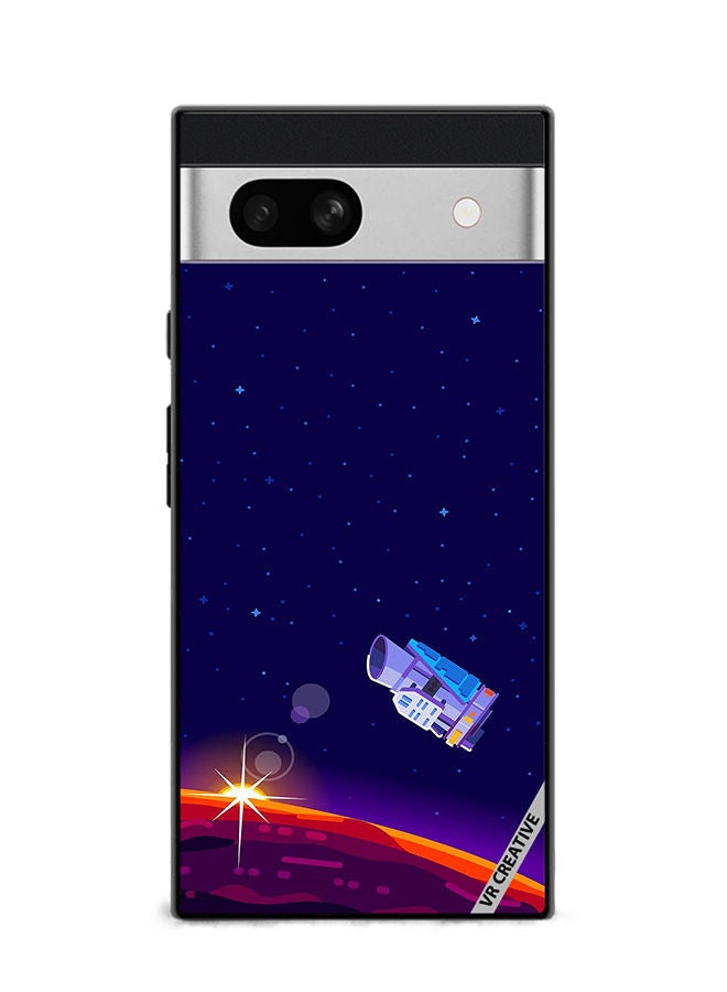 VR CREATIVE Protective Case Cover For Google Pixel 7a Space Design Multicolour - Image 1