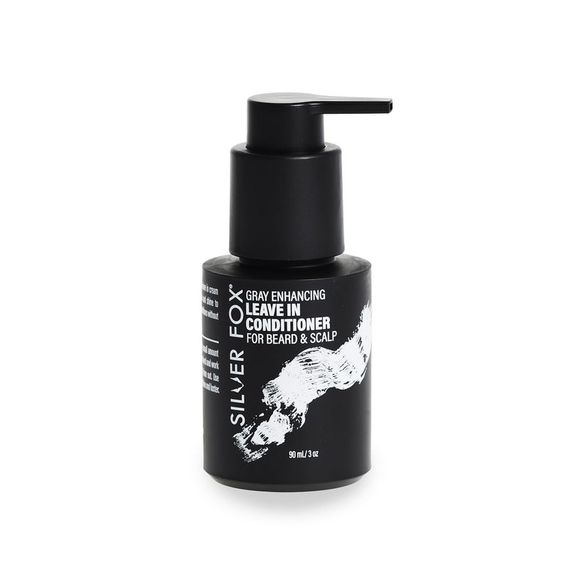 Godefroy Silver Fox Gray Enhancing Beard Brightener For All Hair Types, Leave-In Conditioner Moisturizing Treatment for Gray & Silver Hair Non-Greasy Lightweight for Menâ€™s Beard & Scalp 3 OZ - Image 1