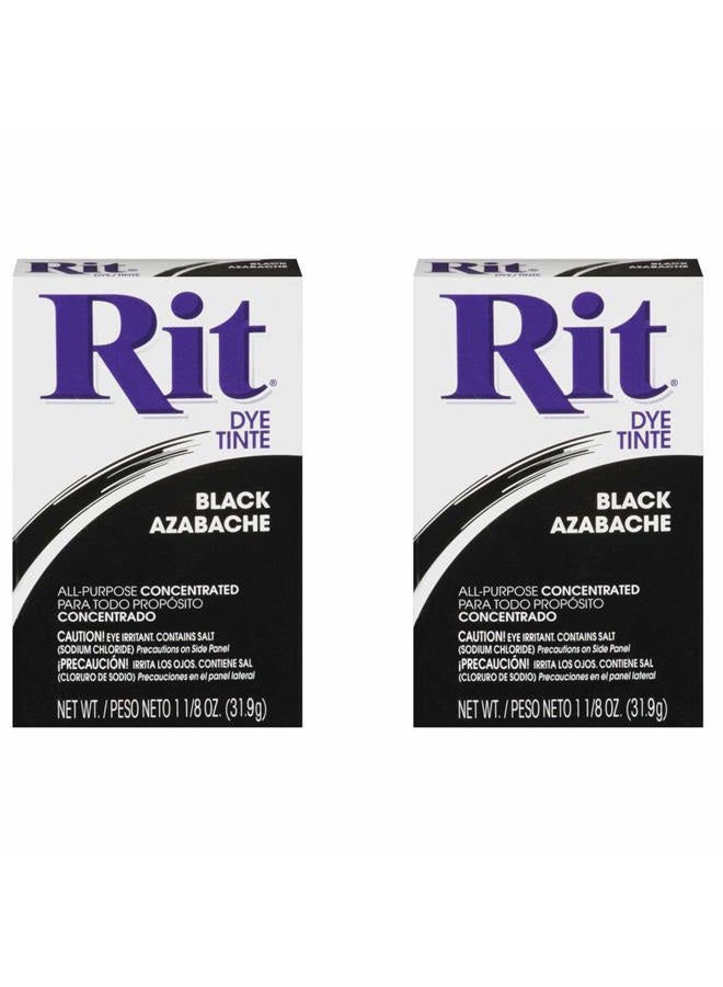 All-Purpose Powder Dye, Black (Pack of 2)