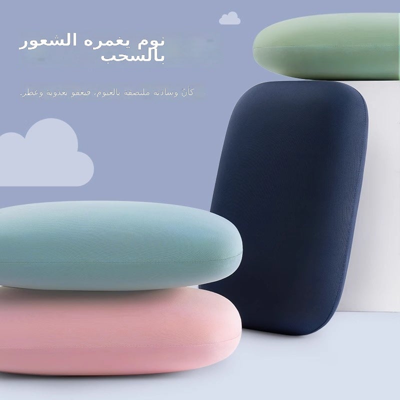 Office Nap Pillow, Cooling Ice Silk Sleep Pillow for Students and Kids - Image 4