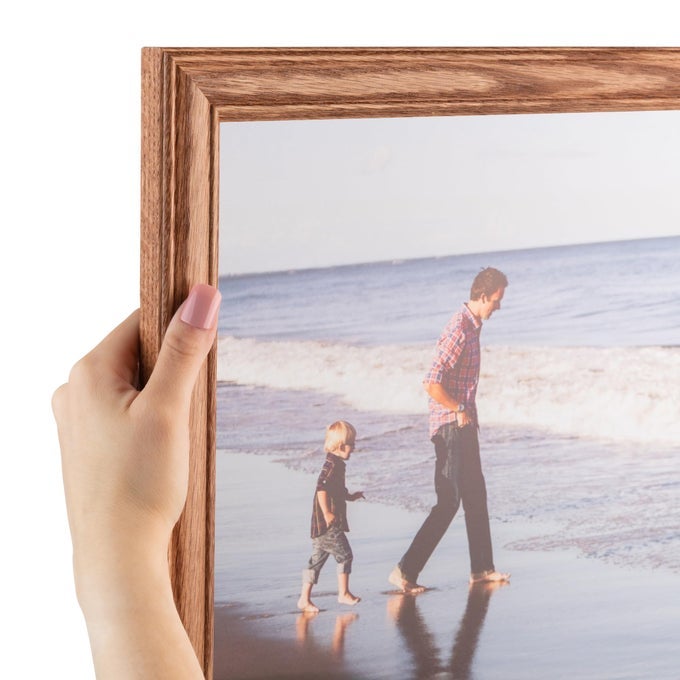 30x40 Inch Brown Picture Frame This 125 Custom Wood Poster Frame is Honey Stain on Solid Red Oak for Your Art or Photos 2WOM006659504YHNY30x40