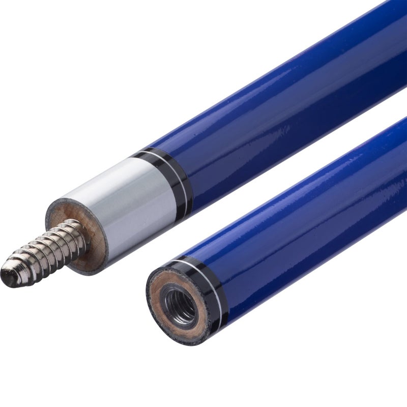 Viper Graphstrike 58" 2-Piece Fiberglass Graphite Composite Billiard/Pool Cue, Blue, with Veltex Wrap - Image 4
