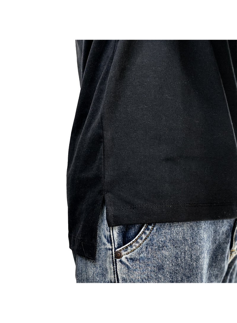 Regular Fit Round Neck T-shirt - Image 4