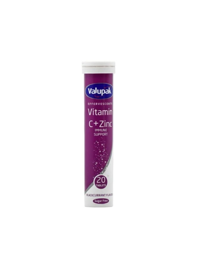 Valupak Effervescent Immune Support 20 Tabs
