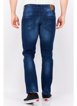 CROSSHATCH Men Slim Fit Wash Stretchable Denim, Blue  - Image 2