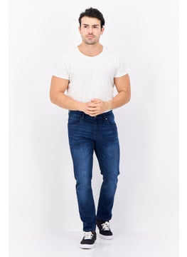 CROSSHATCH Men Slim Fit Wash Stretchable Denim, Blue  - Image 4