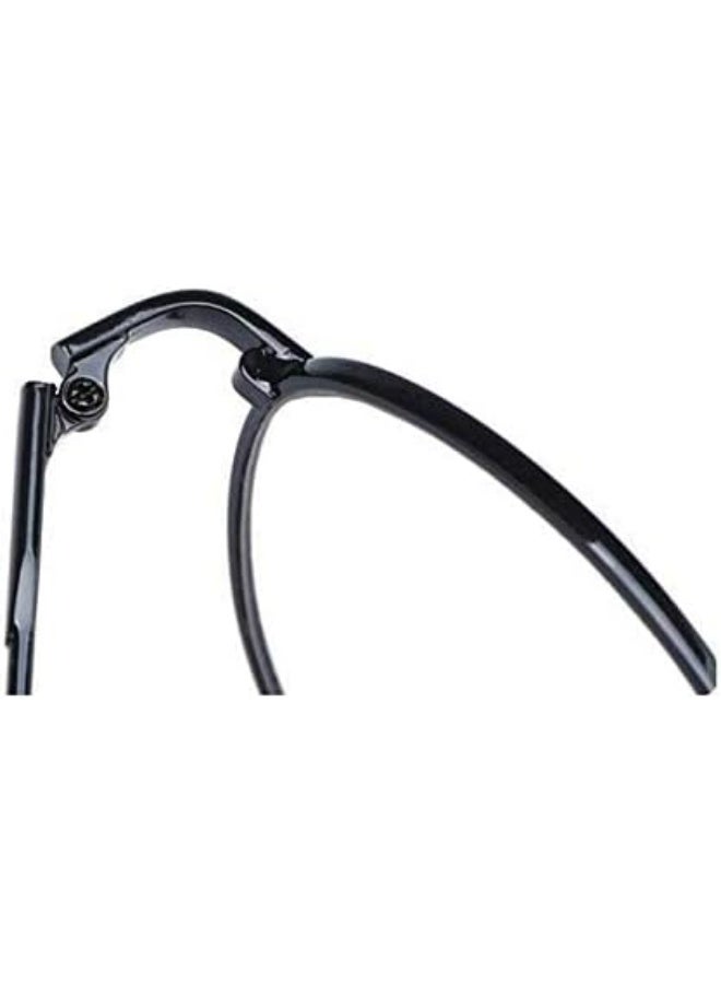 Classic Round Eyeglasses - Lightweight Metal Frame - Image 3