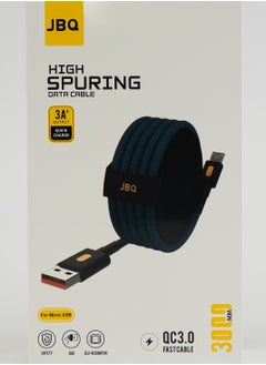 JBQ 3 Meter 3A Output Data Cable For Quick Charge USB A to Micro USB  - Image 2