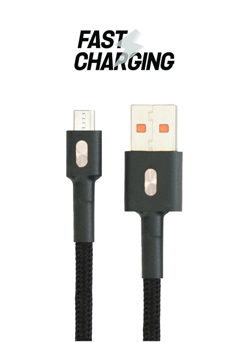 JBQ - 3 Meter 3A Output Data Cable For Quick Charge USB A to Micro USB - Image 1