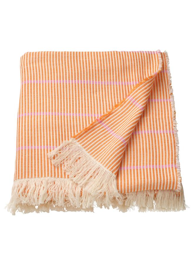 erorex Throw, bright orange/pink, 130x170 cm - Image 1