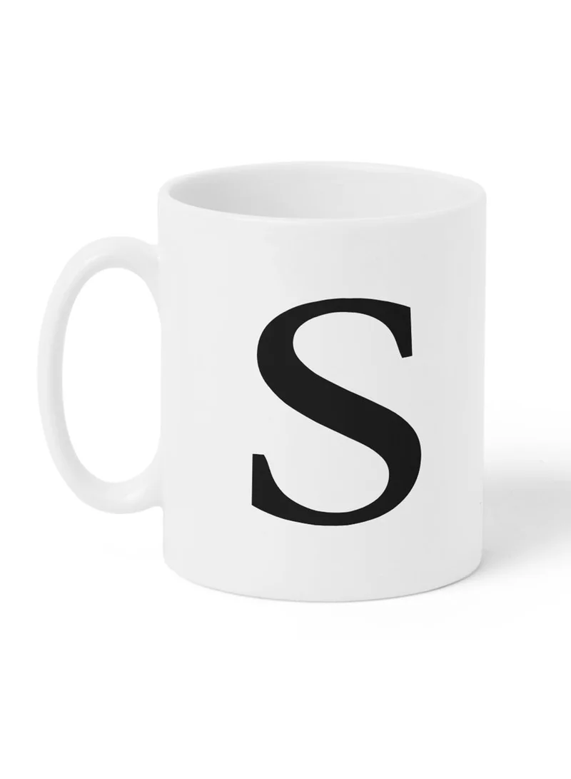 لوحة كوب سيراميك  أونصة بتصميم حرف  على الجانبين