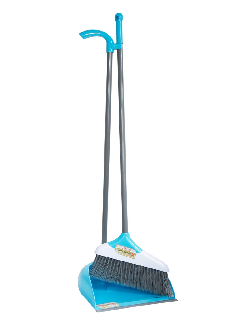 BM705 BriteMax Dustpan with Broom – Steel Handle for Heavy-Duty Use
