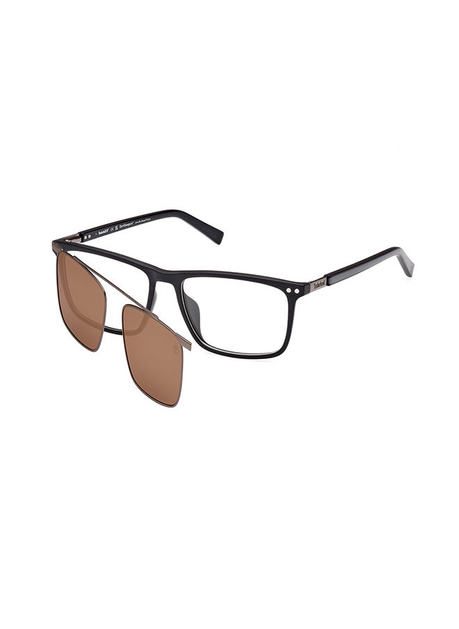 Timberland - إطار نظارة طبية مستطيل للرجال - TB1824-H00255 - مقاس العدسة: 55 ملم - Image 1