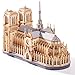 WOWOOD 3D Wooden Puzzle for Adults Notre Dame de Paris Cathedral Model Building Sets DIY Craft Kits Unique Gift and Home Decor for Architecture Enthusiast 330PCS - Image 2