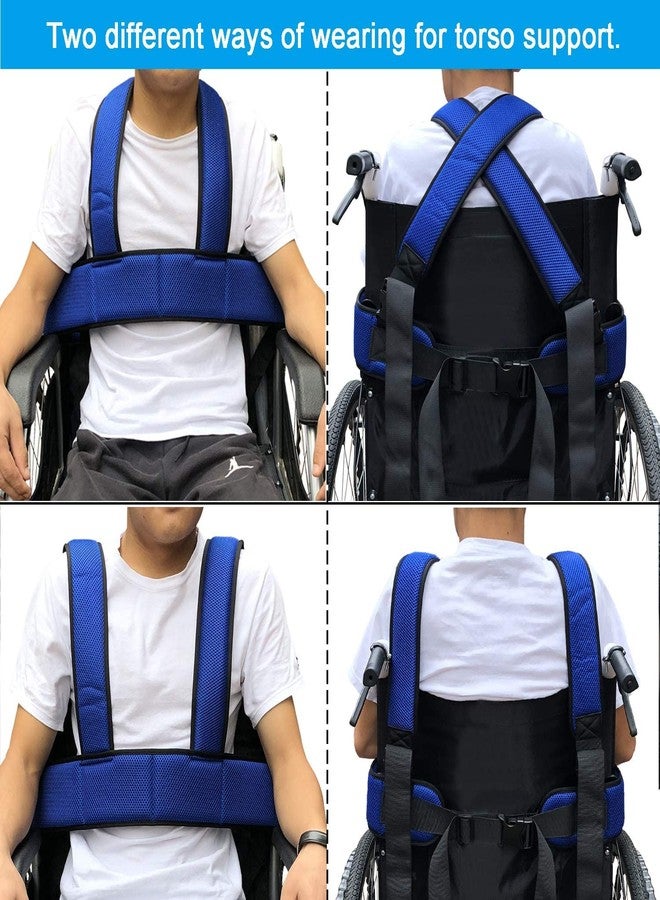 Ndola Wheelchair Seat Belt Torso Support Vest for Patient, Elderly & Disabled, Adjustable Full Body Harness Prevent Tilting or Falling & Keep User Upright, 1 Pack - Image 5