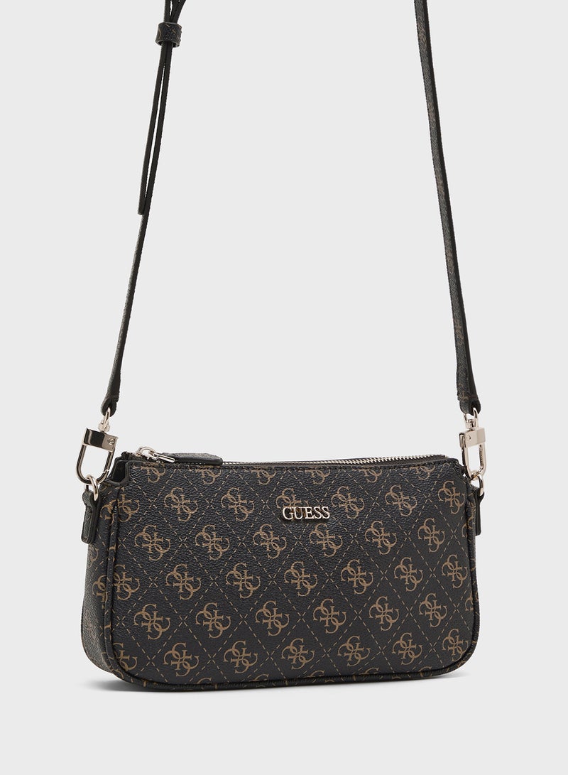 GUESS Noelle II Double Pouch Crossbody  - Image 4