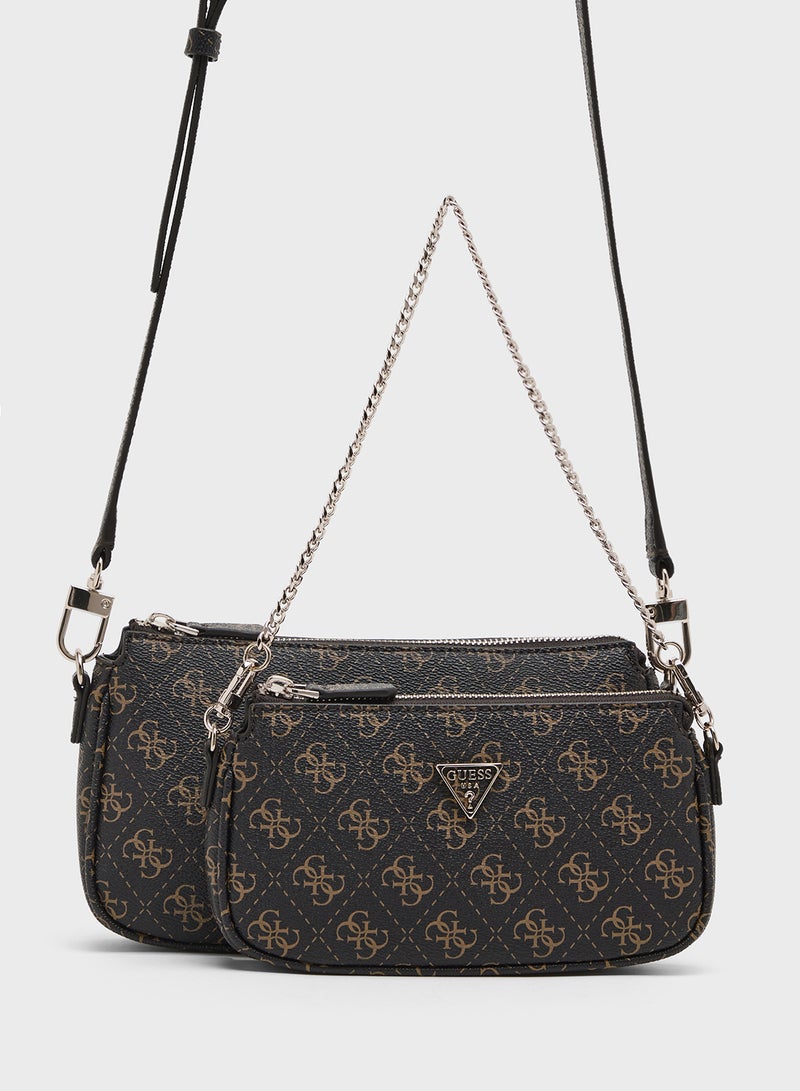 GUESS Noelle II Double Pouch Crossbody  - Image 1