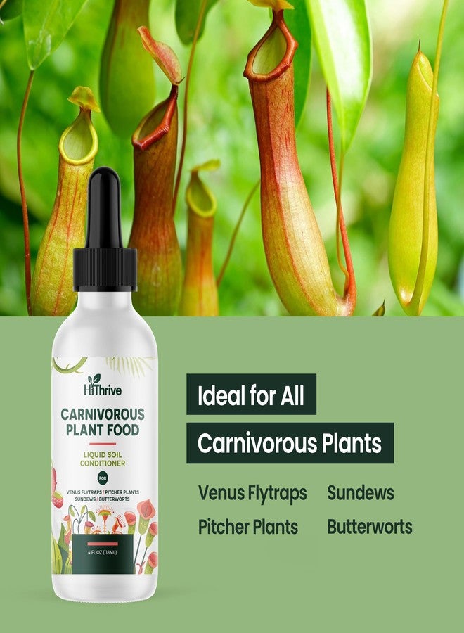 HiThrive 4oz Carnivorous Plant Food & Venus Fly Trap Food - Feeds up to 500 Times, Tropical Plant Fertilizer for Carnivorous Plants, Premium Liquid Fertilizer & Feeding Supplement for Consistent Growth - Image 5