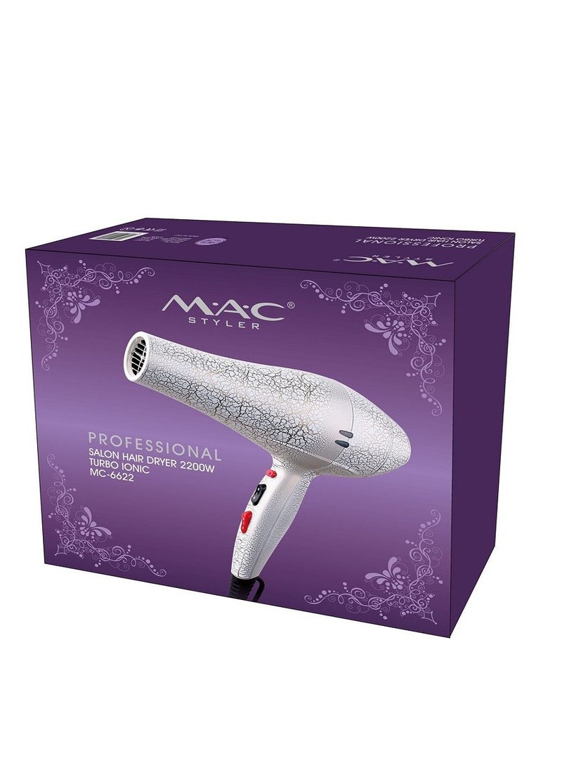 Mac Styler 2200W Turbo Ionic Hair Dryer – Salon-Quality Fast Drying & Smooth Styling  - Image 4