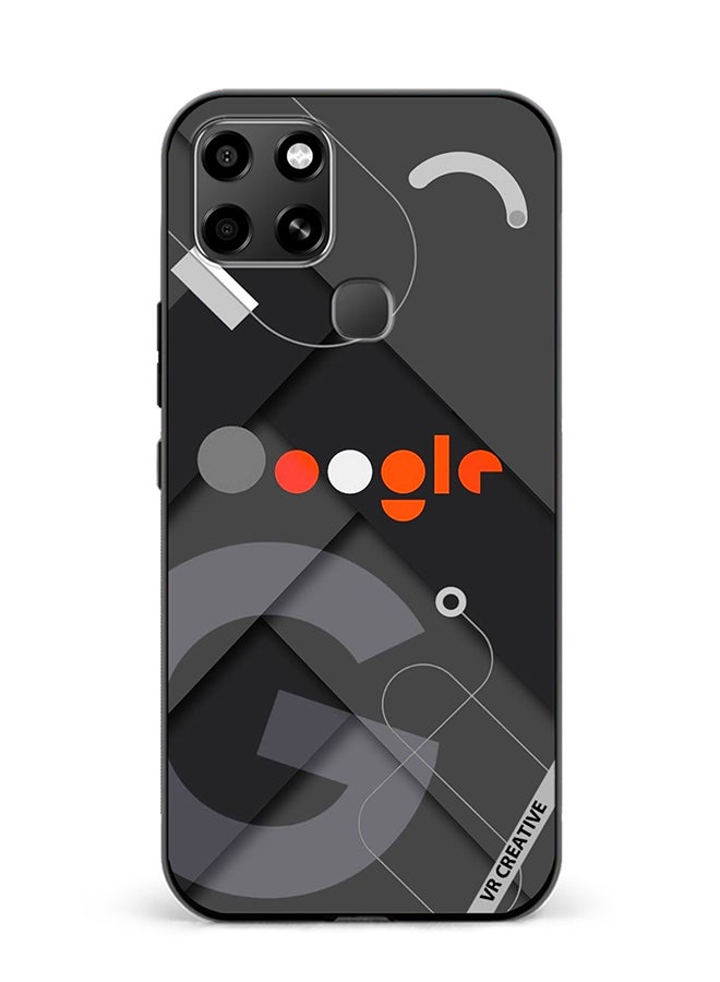 VR CREATIVE Protective Case Cover For Infinix Smart 6 Google Design Multicolour - Image 1