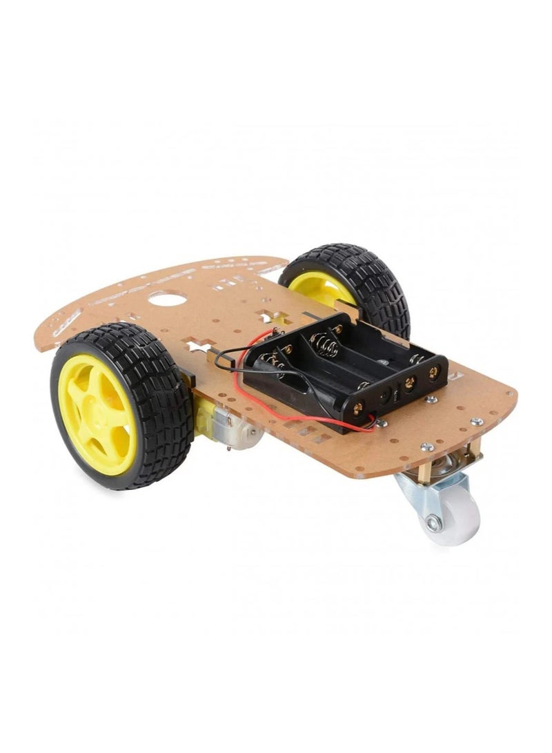 Transparent Robot Smart Car Chassis For Arduino Acrylic Chassis Multicolour