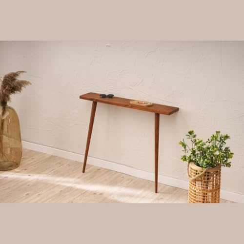 Craftsline 60Cm Long Wooden Console Table for Living Room & Entryway | Multipurpose Sofa Table with Storage Shelf | Modern Home Furniture for Hallway & Bedroom (60x20x77 Cm) - Image 1