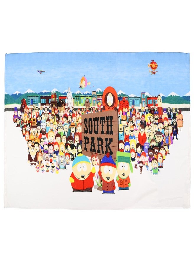 Northwest South Park Beach Towel Eric Stan Kyle Kenny Characters 30"x60" - Image 1