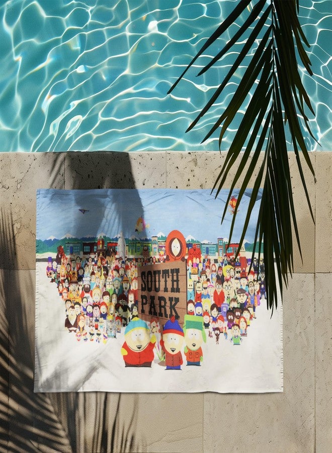 Northwest South Park Beach Towel Eric Stan Kyle Kenny Characters 30"x60" - Image 2