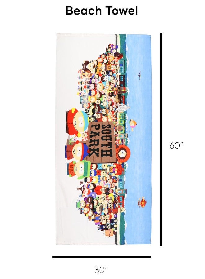 Northwest South Park Beach Towel Eric Stan Kyle Kenny Characters 30"x60" - Image 5