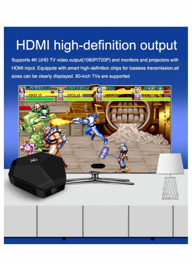 Mi VAZA - 4K HD SEM F10 X6 Retro Video Game Gamepad Built In 64GB 15000 Classic Games Wireless Controller Mini Game Box - Image 1
