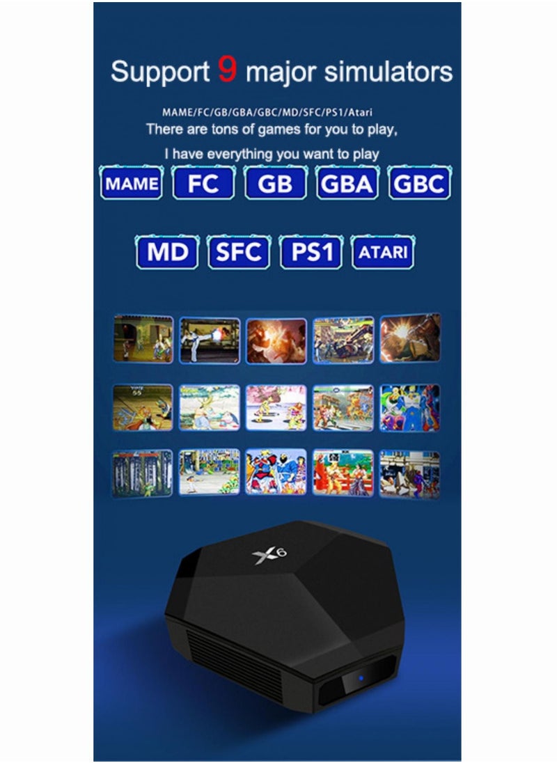 Mi VAZA - 4K HD SEM F10 X6 Retro Video Game Gamepad Built In 64GB 15000 Classic Games Wireless Controller Mini Game Box - Image 1