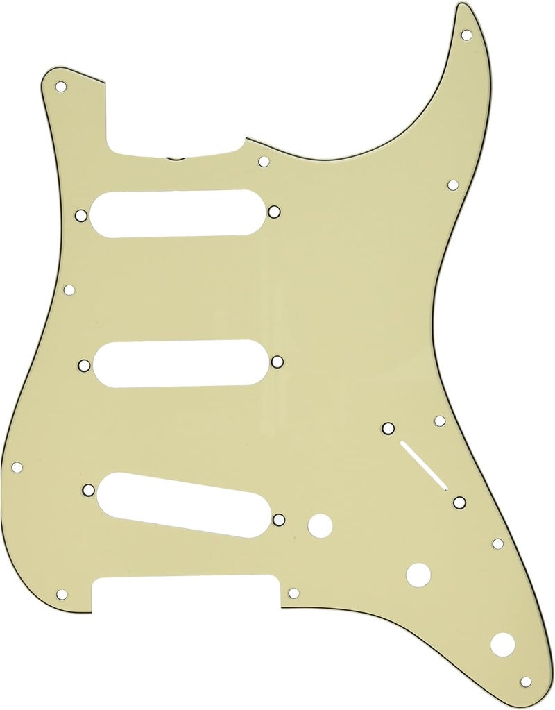 Fender 3-Ply Mint Green 11-Hole Vintage Mount S/S/S Stratocaster Pickguard with Truss Rod Notch - Image 4