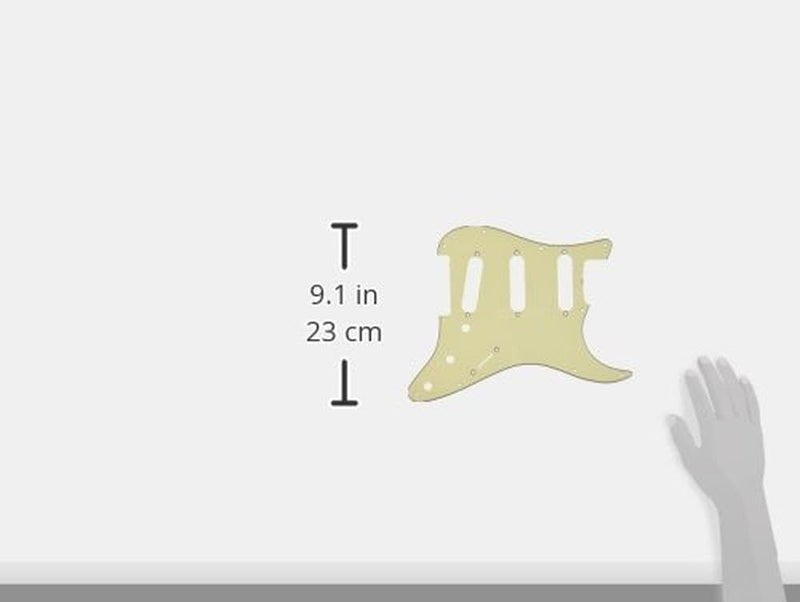 Fender 3-Ply Mint Green 11-Hole Vintage Mount S/S/S Stratocaster Pickguard with Truss Rod Notch - Image 3