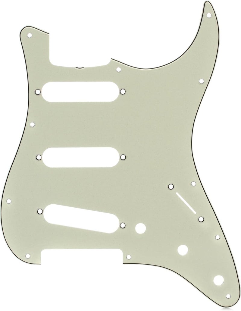 Fender 3-Ply Mint Green 11-Hole Vintage Mount S/S/S Stratocaster Pickguard with Truss Rod Notch - Image 1
