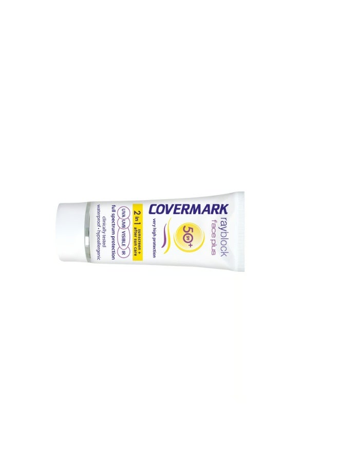 Covermark Rayblock Face Plus 2-In-1 Sunscreen Normal SPF50+ 50ml - Image 2