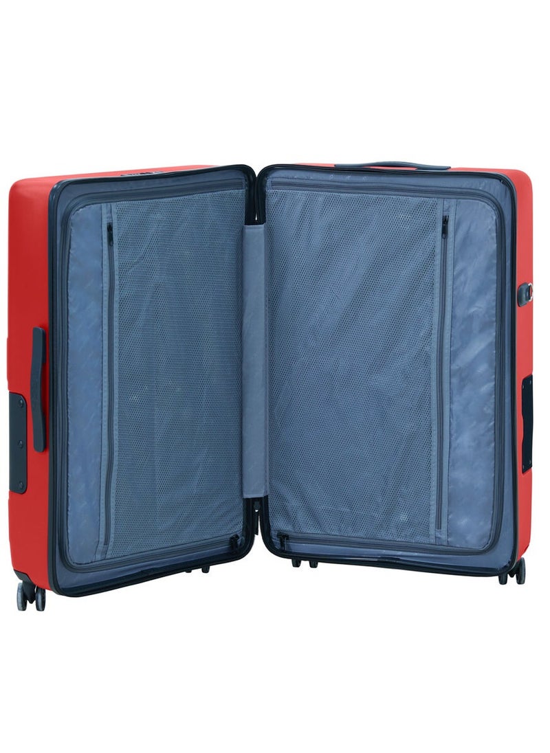 TACH - Connectable 3 Pcs Luggage Set | 22, 24 & 28" Spinner Luggage with TSA Locks | Patented Built-In Connecting System Easily Links 6 Bags | Wine Red - Image 1