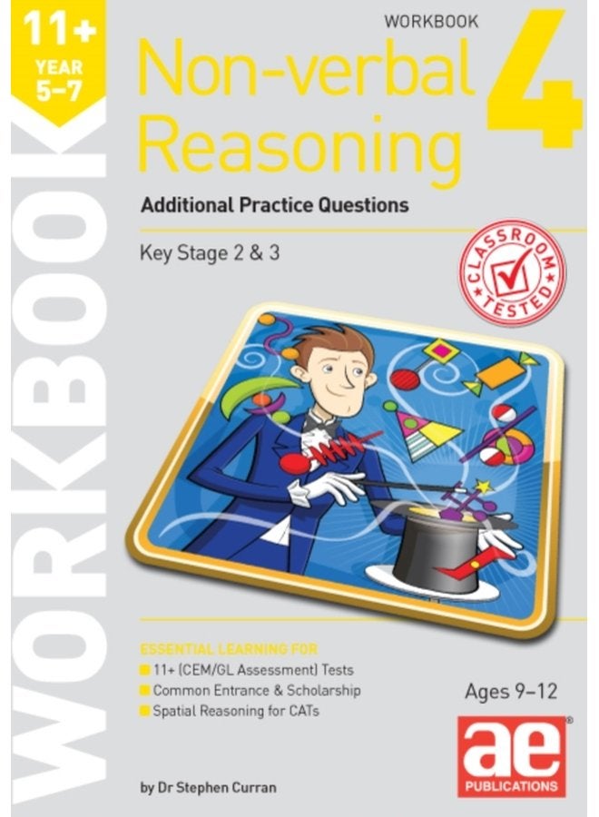 11 Non verbal Reasoning Year 5 7 Workbook 4 Additional Practice Questions - Paperback