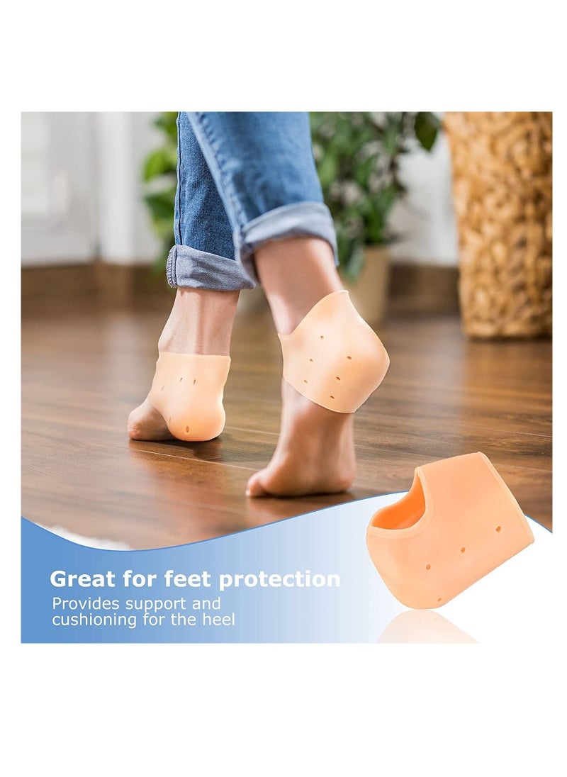 Generic - Silicone Foot Heel Protector Moisturizing Socks for Foot Care and Heel - Image 1