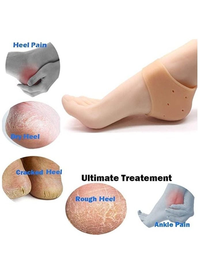 Generic - Silicone Foot Heel Protector Moisturizing Socks for Foot Care and Heel - Image 1