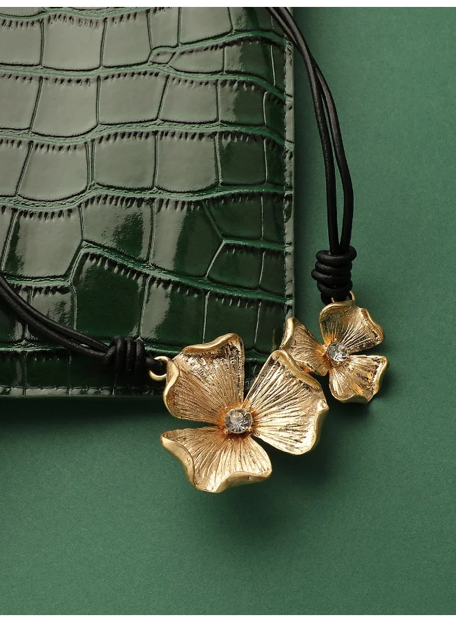 سوهي قلادة جولدن غالا - ذهبي معدني