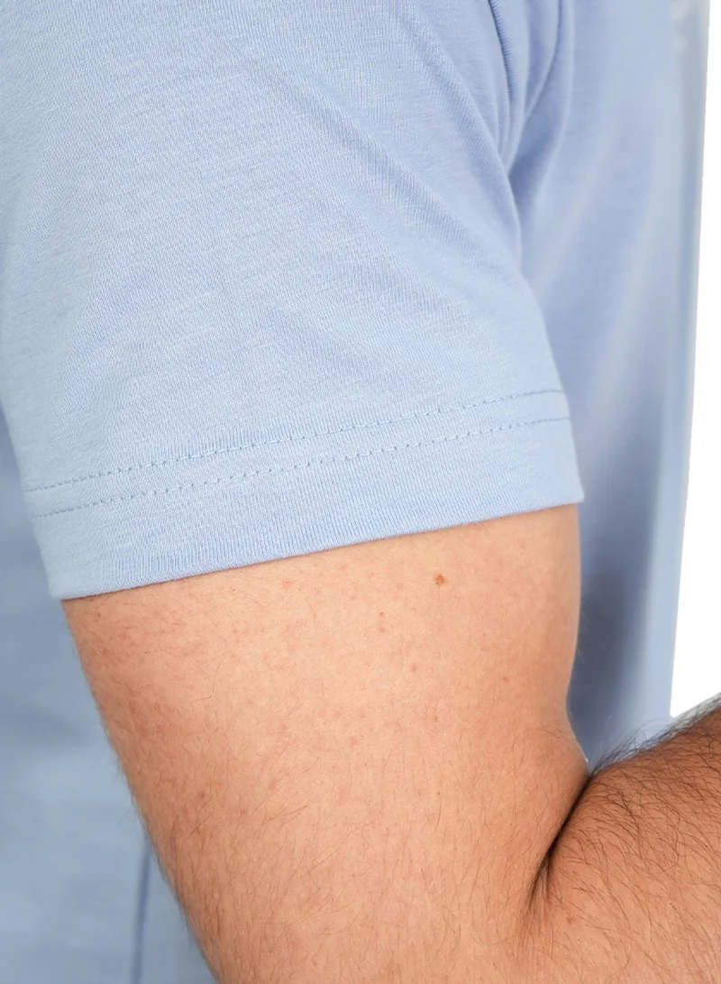 GIORDANO  Men’s Slim Cotton Crew Neck Message Print Tee for Men | Best Price UAE